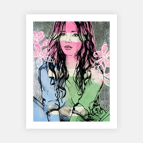 Zippora with flowers-Unclassified-Fine art print from FINEPRINT co