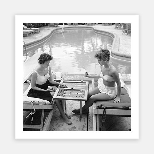 Backgammon By The Pool