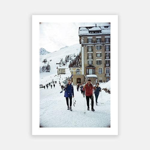 Skiers In St. Moritz 2