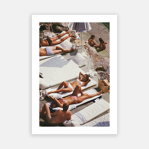 Sunbathers At Eden Roc