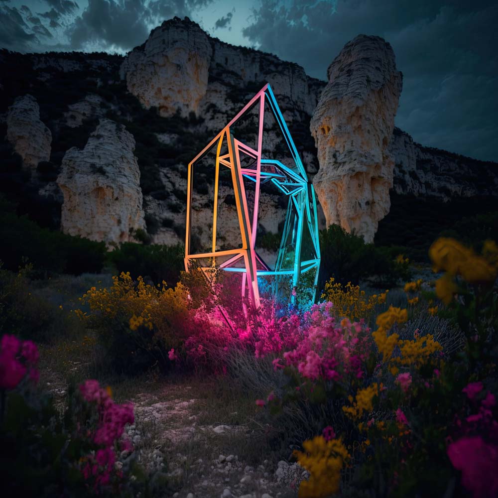 Wall Art Viewer Frames Render