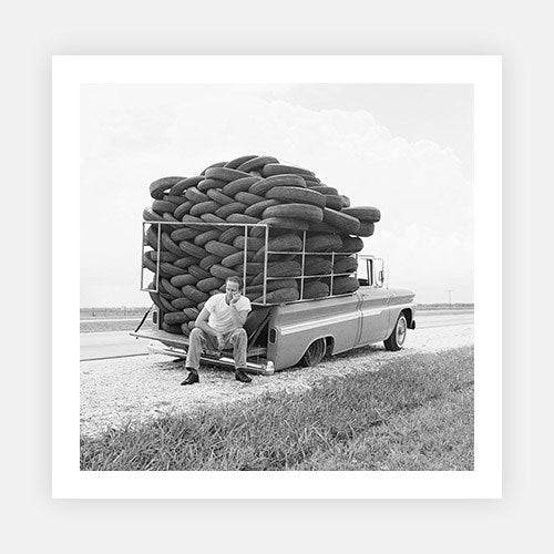 Flat Tire-Michael Ochs Archive-Fine art print from FINEPRINT co