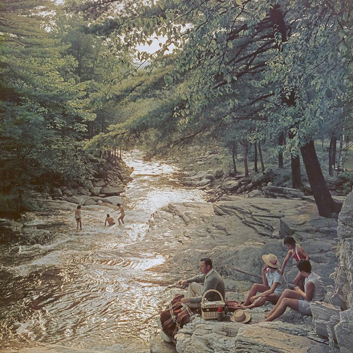 Campbell Falls Picnic-Slim Aarons-Fine art print from FINEPRINT co