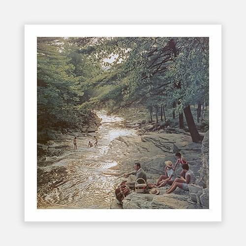 Campbell Falls Picnic-Slim Aarons-Fine art print from FINEPRINT co