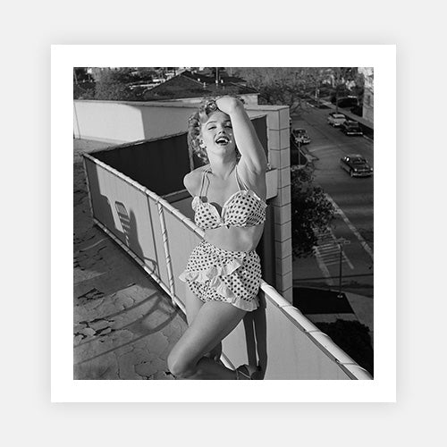 Marilyn Monroe In A Bikini-Black & White Collection-Fine art print from FINEPRINT co
