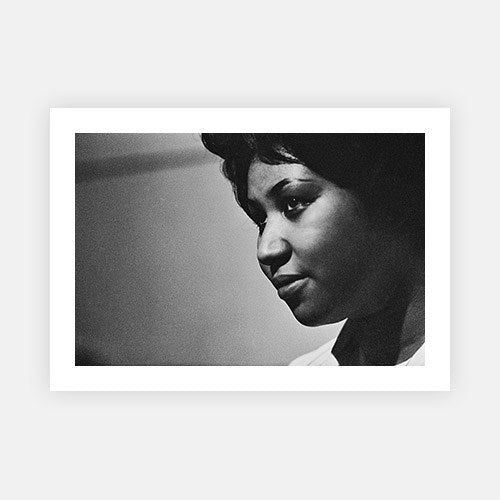 Recording of Aretha Franklin's Album 'This Girl's in Love with You' At Atlantic Studios-Michael Ochs Archive-Fine art print from FINEPRINT co
