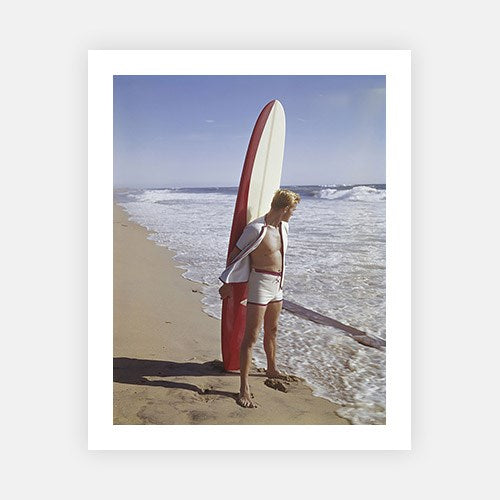 Surfer-Mid-Century Colour-Fine art print from FINEPRINT co