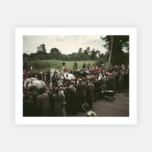 Royal Family At Ascot-Mid-Century Colour-Fine art print from FINEPRINT co