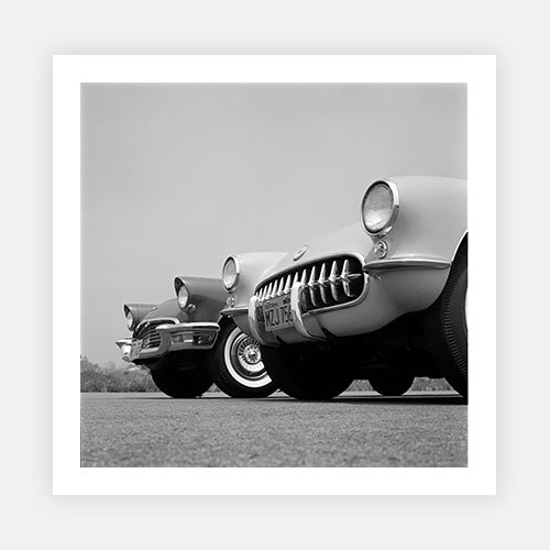 Chevrolet Corvette-Black & White Collection-Fine art print from FINEPRINT co