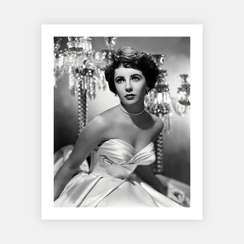 Taylor In Ball Gown-Black & White Collection-Fine art print from FINEPRINT co