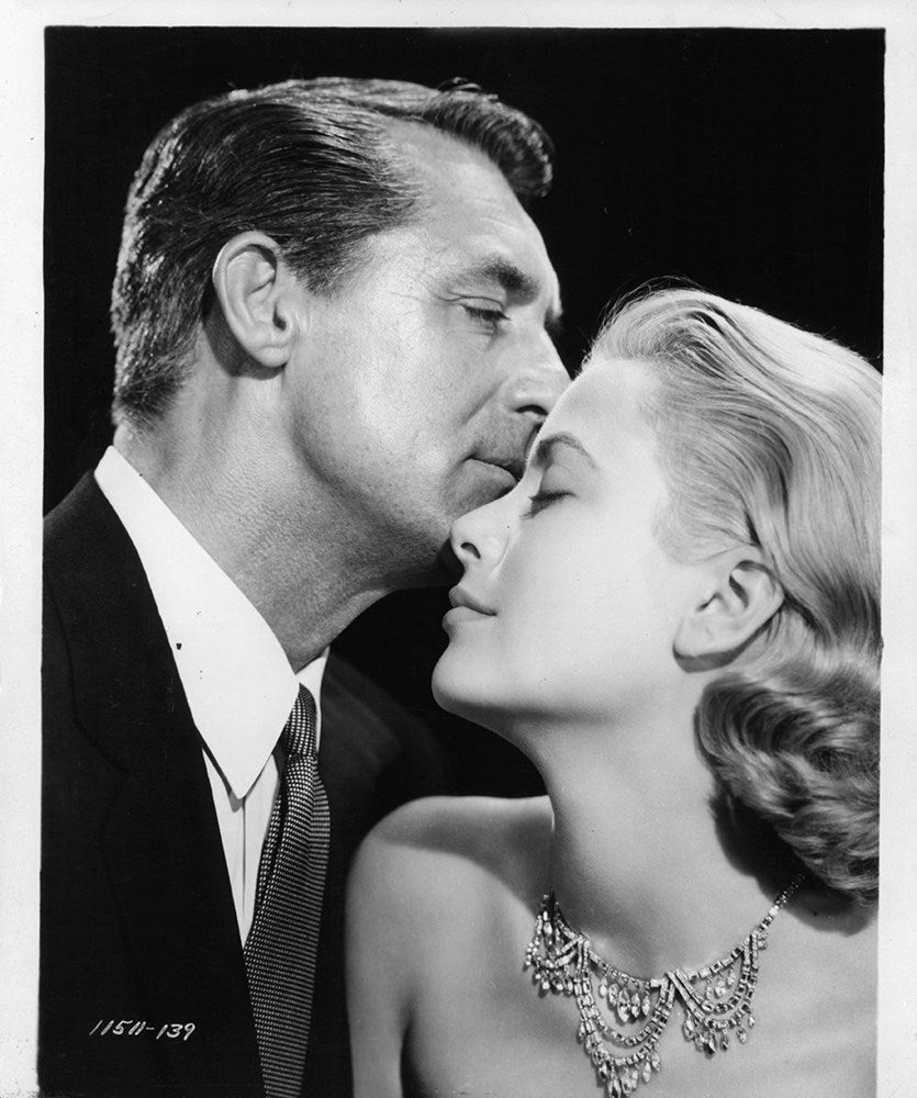 Cary Grant And Grace Kelly In 'To Catch A Thief'-Black & White Collection-Fine art print from FINEPRINT co