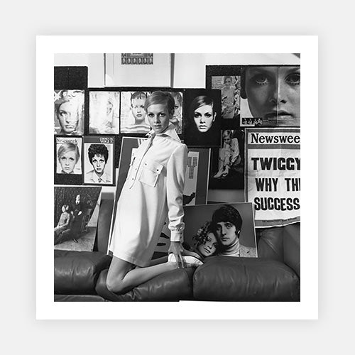 Twiggy-Black & White Collection-Fine art print from FINEPRINT co