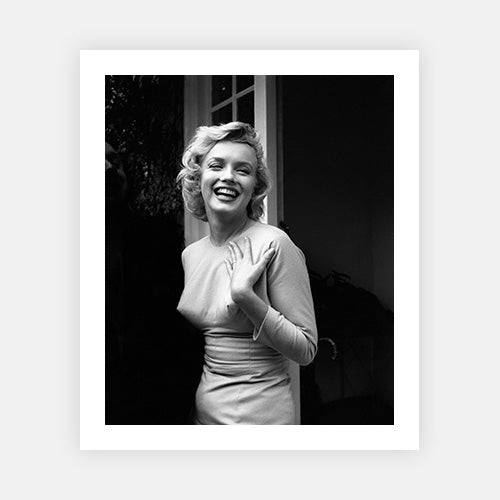 Happy Marilyn-Black & White Collection-Fine art print from FINEPRINT co