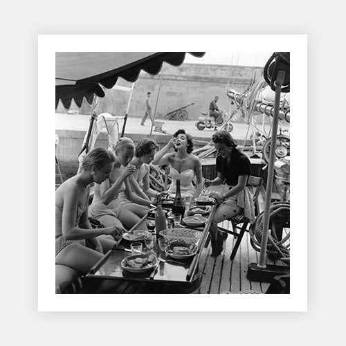 Lunch Time-Black & White Collection-Fine art print from FINEPRINT co