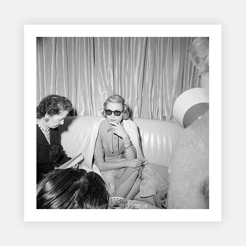 Interviewing Grace-Black & White Collection-Fine art print from FINEPRINT co