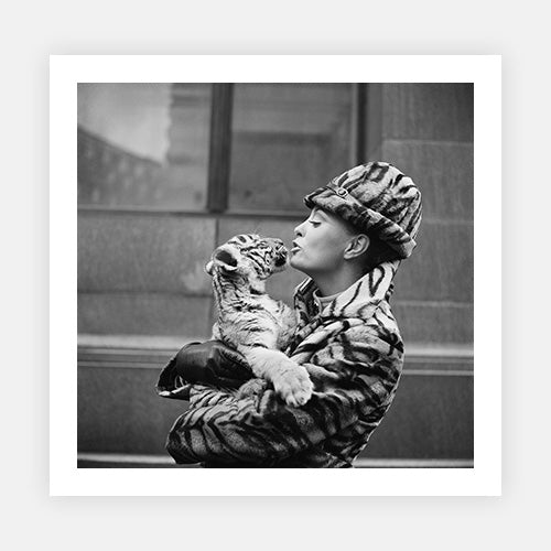 Tiger Lady-Black & White Collection-Fine art print from FINEPRINT co
