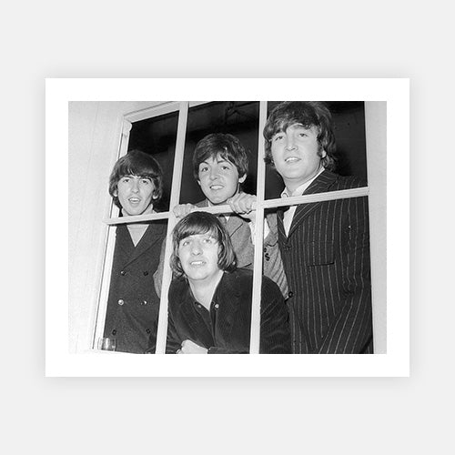 Peek-A-Boo Beatles-Black & White Collection-Fine art print from FINEPRINT co
