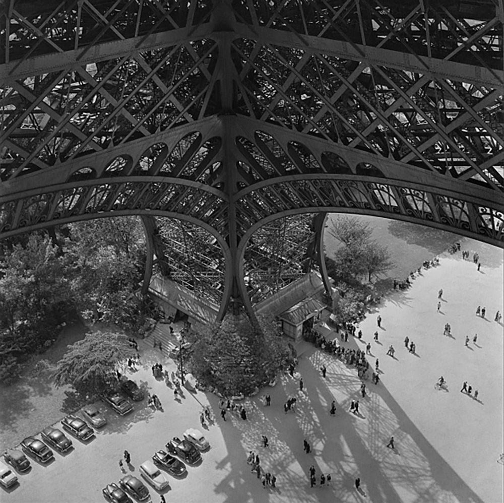 Eiffel Tower Leg-Black & White Collection-Fine art print from FINEPRINT co