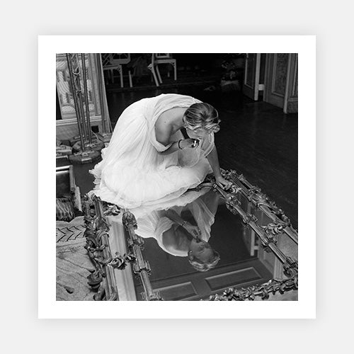 Make Up Mirror-Black & White Collection-Fine art print from FINEPRINT co