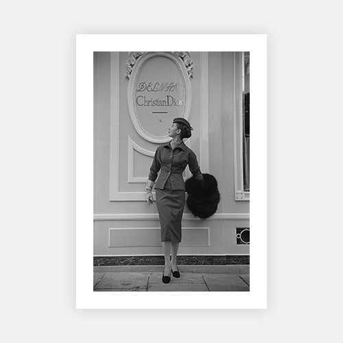 Dior Boutique in Paris-Black & White Collection-Fine art print from FINEPRINT co