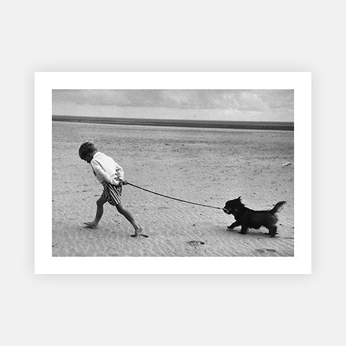 Walking The Dog-Black & White Collection-Fine art print from FINEPRINT co