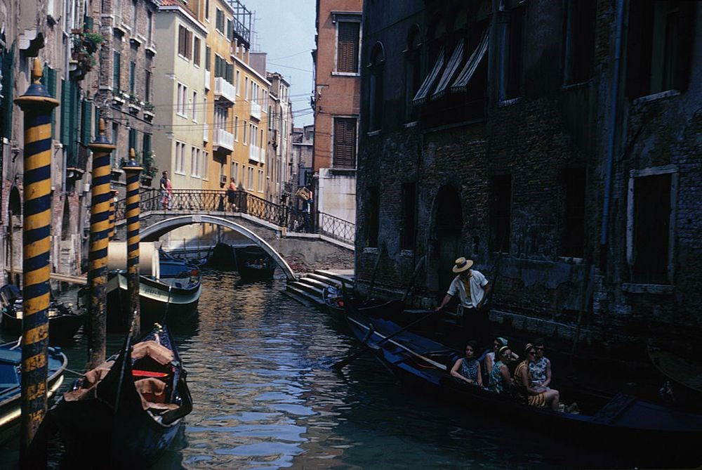 Venice Canal-Mid-Century Colour-Fine art print from FINEPRINT co