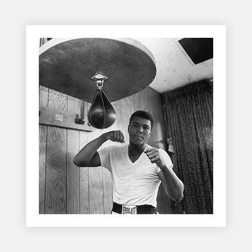 Ali In Training-Black & White Collection-Fine art print from FINEPRINT co