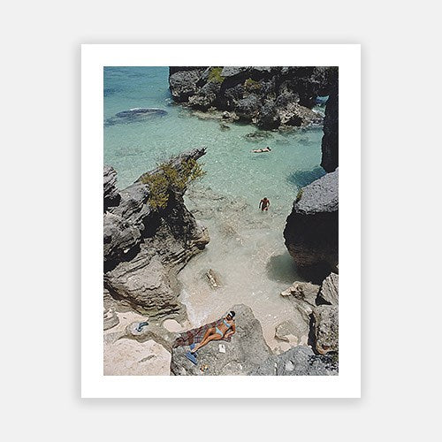 On The Beach In Bermuda-Slim Aarons-Fine art print from FINEPRINT co
