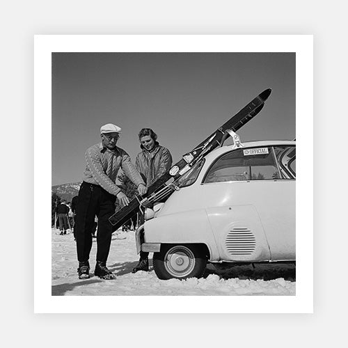 New England Skiing ||-Black & White Collection-Fine art print from FINEPRINT co
