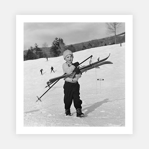 New England Skiing-Black & White Collection-Fine art print from FINEPRINT co