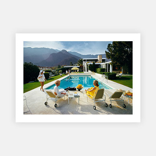 Catch Up by the Pool