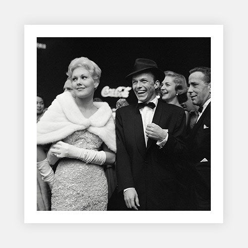 Kim Novack, Frank Sinatra, Lauren Bacall and Humphrey Bogart Attend "The Desperate Hours"-Michael Ochs Archive-Fine art print from FINEPRINT co