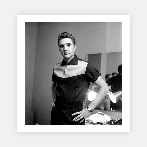 Elvis Presley on Milton Berle-Michael Ochs Archive-Fine art print from FINEPRINT co