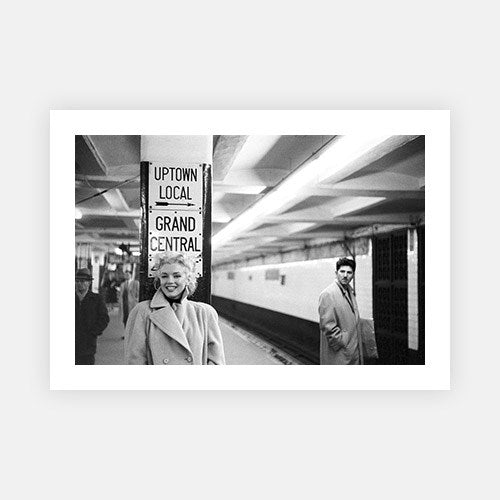 Marilyn In Grand Central Station-Michael Ochs Archive-Fine art print from FINEPRINT co