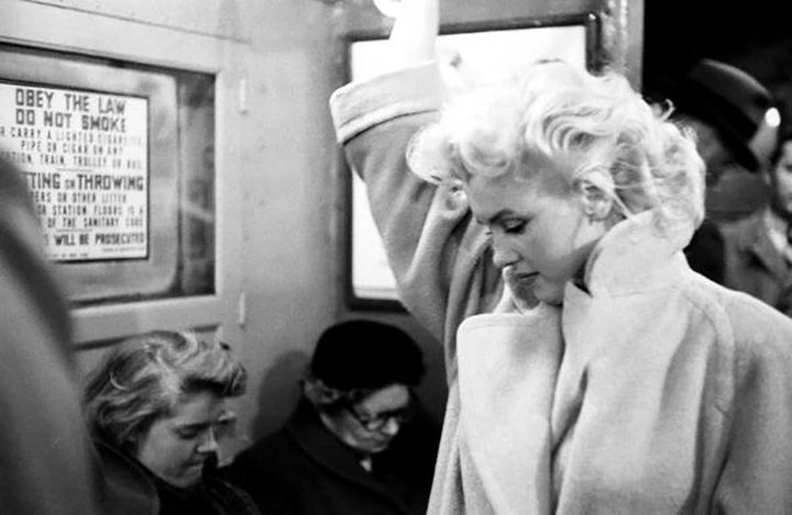 Marilyn In Grand Central Station-Black & White Collection-Fine art print from FINEPRINT co