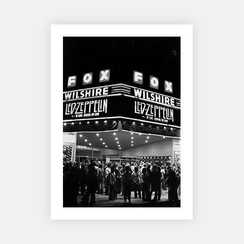 Led Zeppelin "Song Remains The Same" Premier Marquee-Michael Ochs Archive-Fine art print from FINEPRINT co