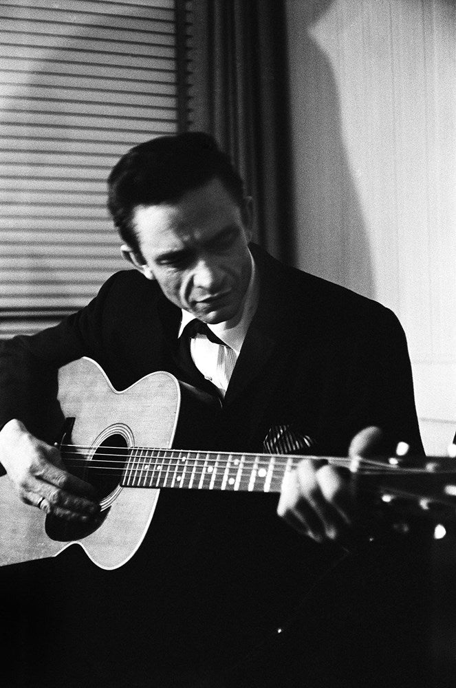 Johnny Cash At The New York Folk Festival-Michael Ochs Archive-Fine art print from FINEPRINT co