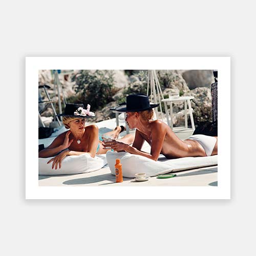 Sunbathing in Antibes