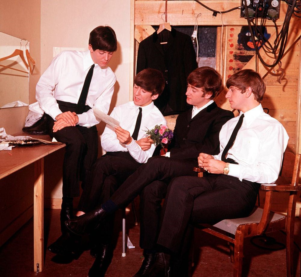 The Beatles in their Dressing Room-Mid-Century Colour-Fine art print from FINEPRINT co