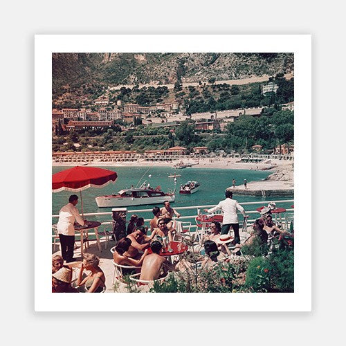 Cafe Terrace In Nice-Slim Aarons-Fine art print from FINEPRINT co