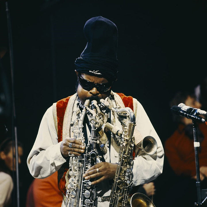 Jazz Muscian Roland Kirk-Mid-Century Colour-Fine art print from FINEPRINT co