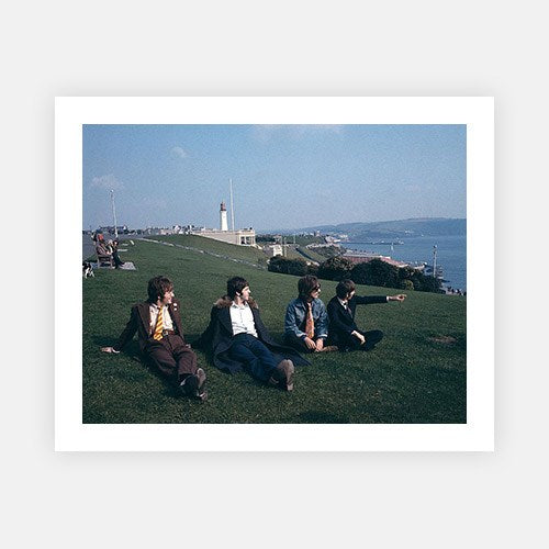 The Beatles On Plymouth Hoe-Mid-Century Colour-Fine art print from FINEPRINT co