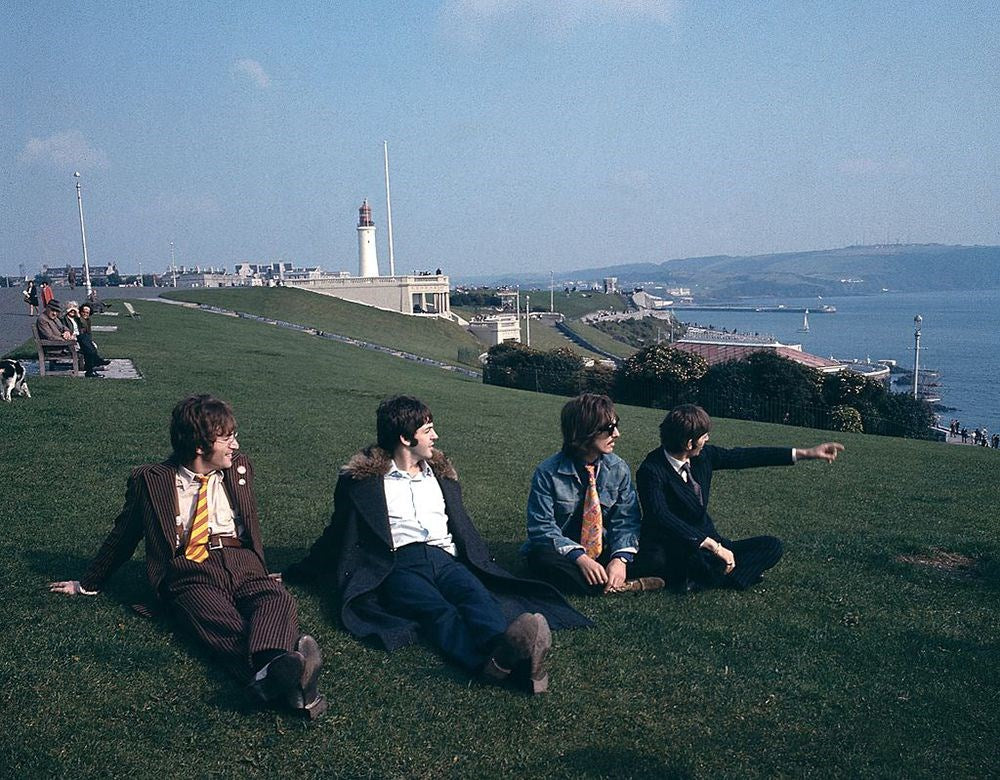 The Beatles On Plymouth Hoe-Mid-Century Colour-Fine art print from FINEPRINT co