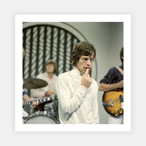 Rolling Stones On Set-Mid-Century Colour-Fine art print from FINEPRINT co