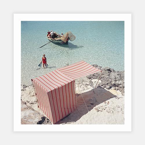 Marietine Birnie, Blue Lagoon by Slim Aarons - FINEPRINT co