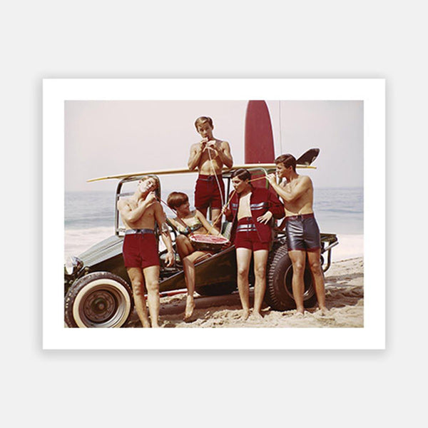 watermelon on beach-Open Edition Prints-Fine art print from FINEPRINT co