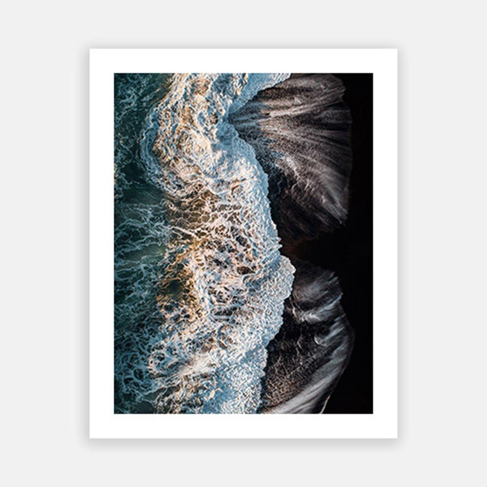 Black Sand Beach 1-Open Edition Prints-Fine art print from FINEPRINT co