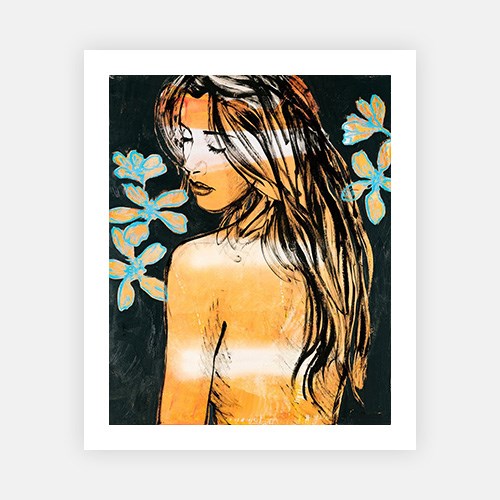 Jessica with flowers-Unclassified-Fine art print from FINEPRINT co