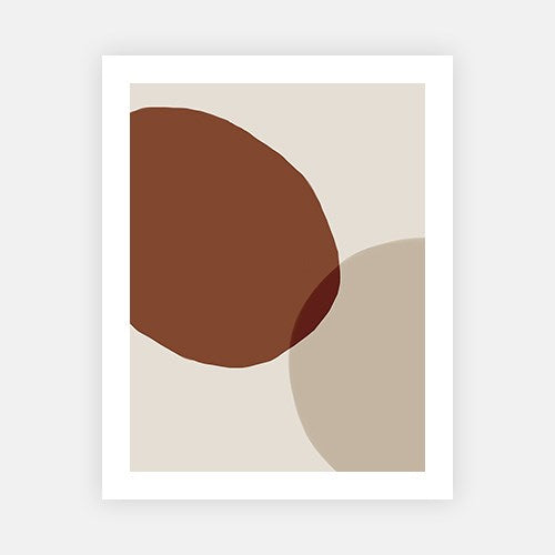 Mid Century Terracotta-Open Edition Prints-Fine art print from FINEPRINT co