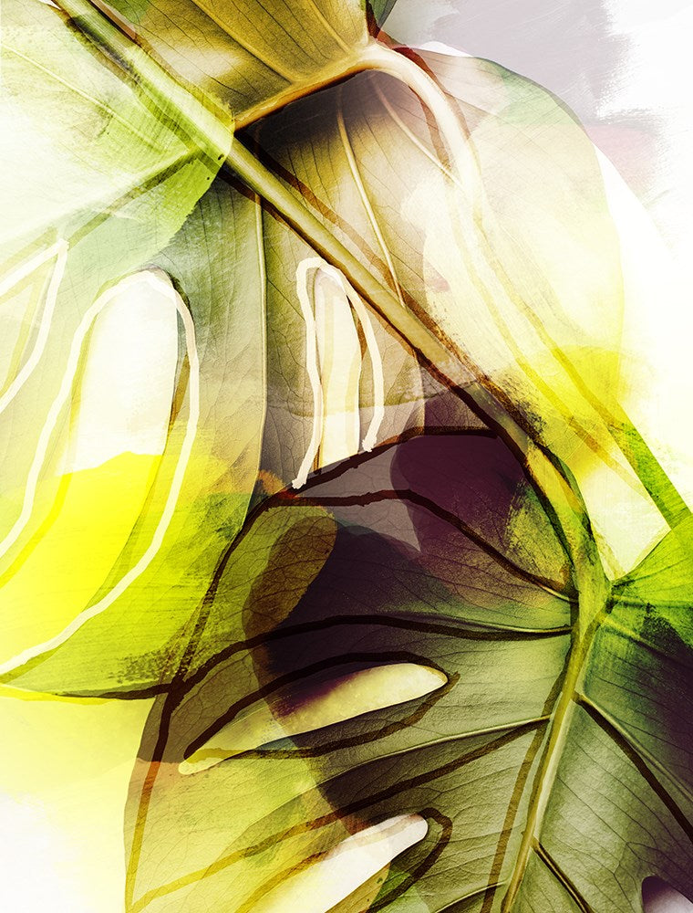 Tropical Leaves 2-Open Edition Prints-Fine art print from FINEPRINT co